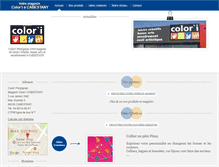 Tablet Screenshot of colori-perpignan.fr